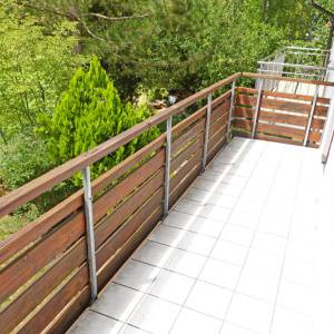 Balkon von links