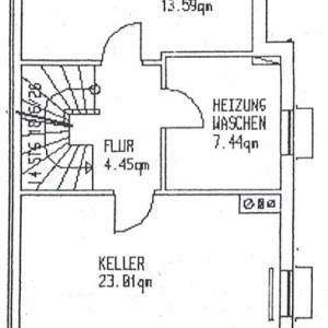 Grundriss Keller