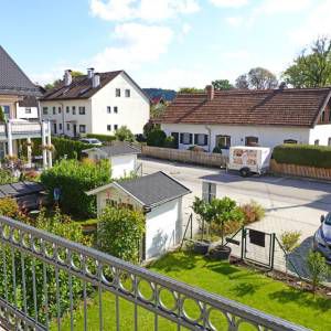 Blick vom Balkon