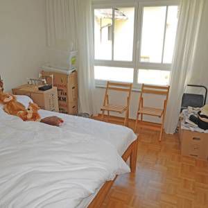 Schlafzimmer von hinten