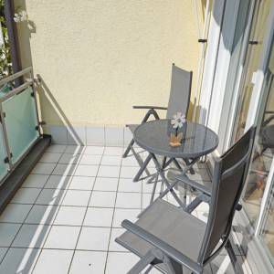 sonniger südbalkon